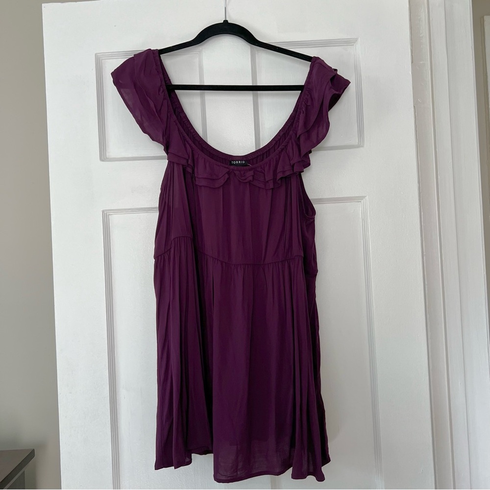 NEW Torrid Dark Purple Tank Top / Sleeveless Top